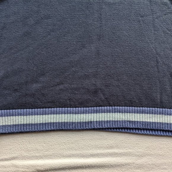 Women's Lady Hagen Clubhouse Short Sleeve Sweater Size XL Blue Knit Crew NEW - Picture 7 of 7